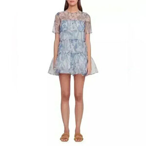 STAUD | Dresses | Staud Mini Perla Linen Dress | Poshmark